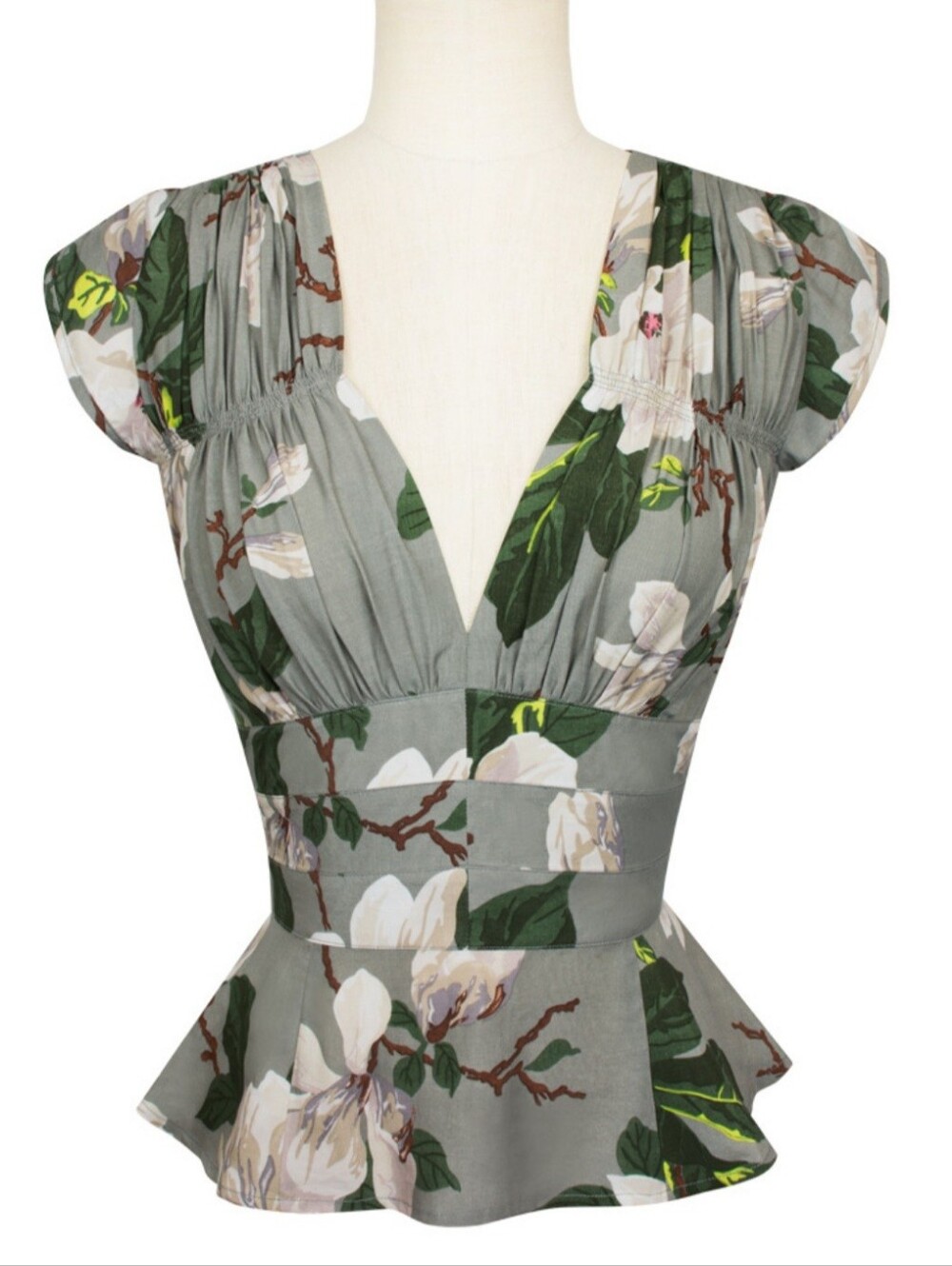 Trashy Diva Steel Magnolias 1940's Blouse Size 14. EUC